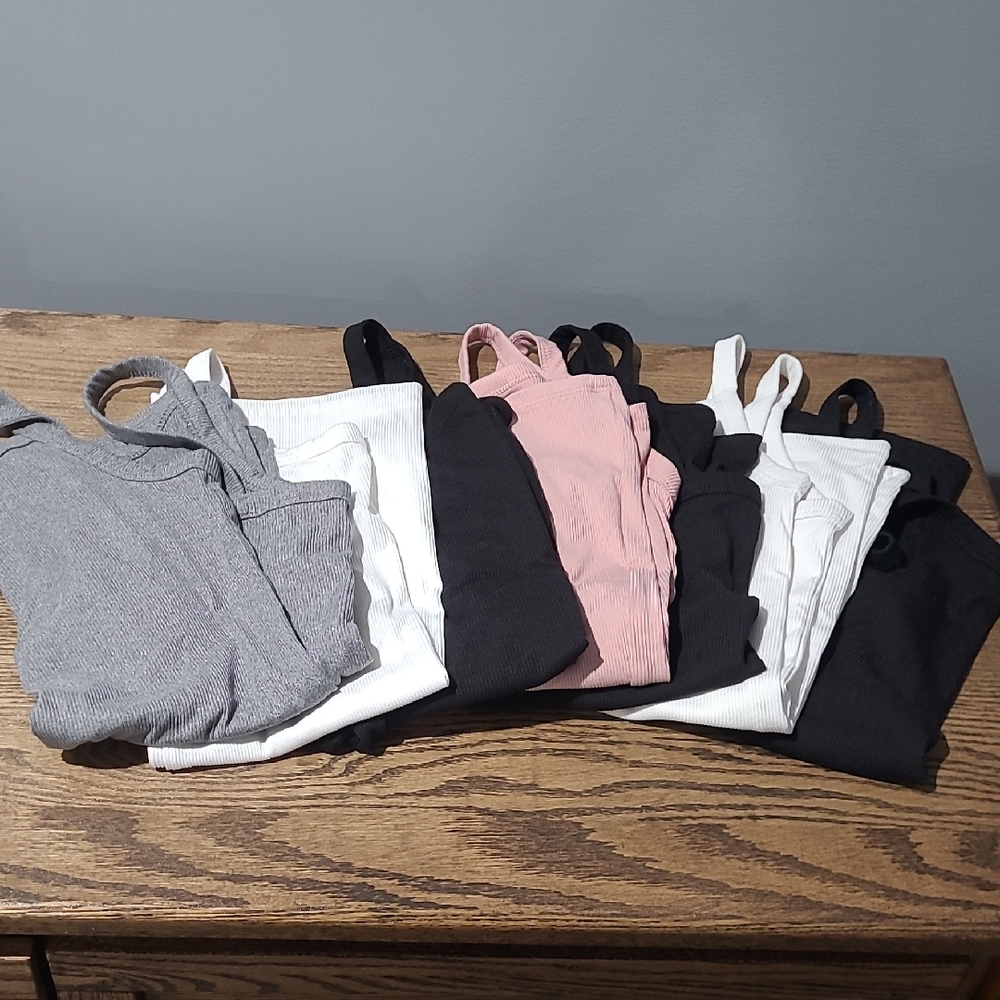 No Boundaries Women's Tank Tops - Black, White, Pink, Gray